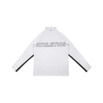 BKCXZICE Loose Fit Stand Collar Basketball T Shirt Men's