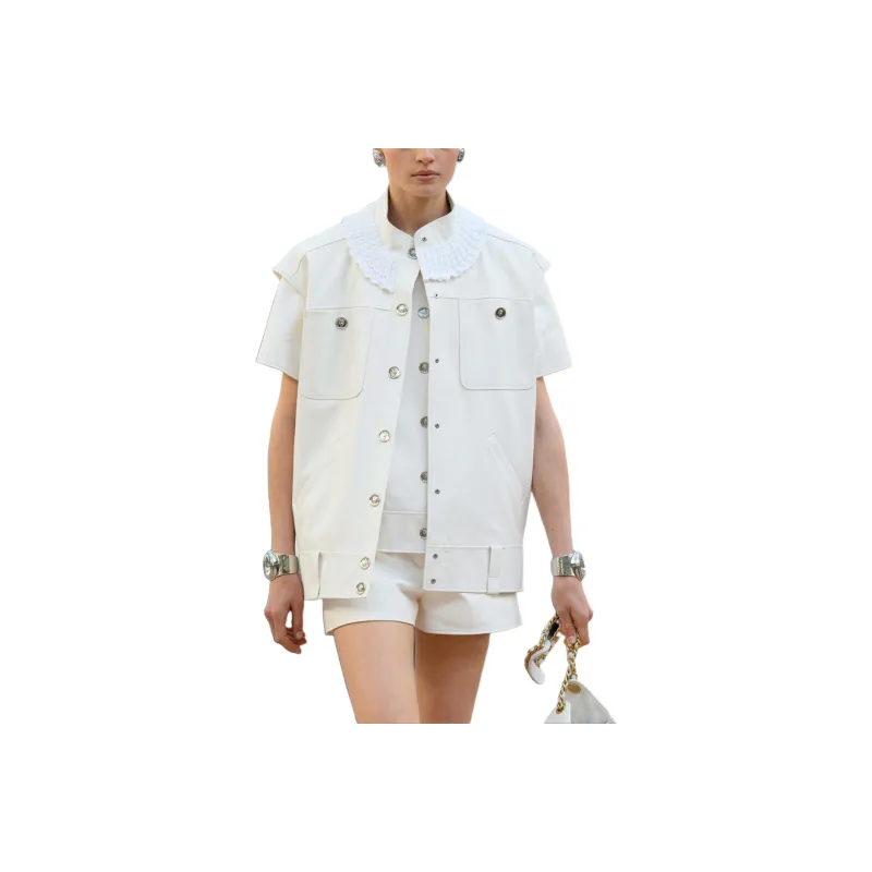 CHANEL 25S Spring Summer Collection Tank Top Women's White-0