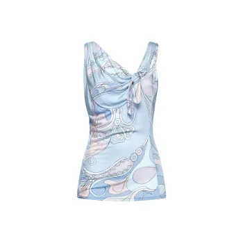 EMILIO PUCCI Orchidee print Top