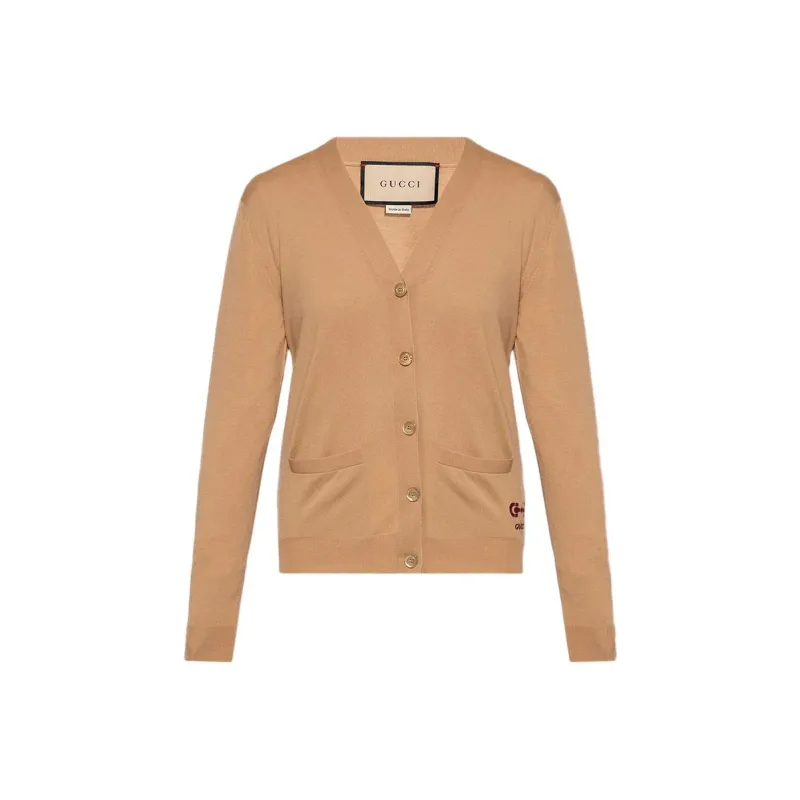 GUCCI Gg Intarsia Knit Cardigan-0
