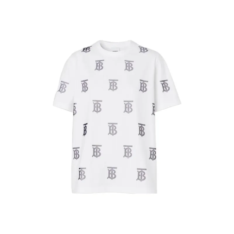 Burberry Logo T shirt White-0