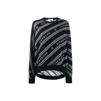 Givenchy Sweaters Women's Black Gray Color