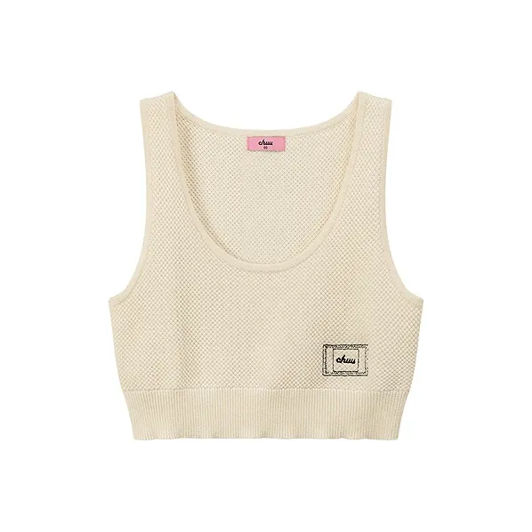 CHUU Tank Tops Women's White Apricot-0