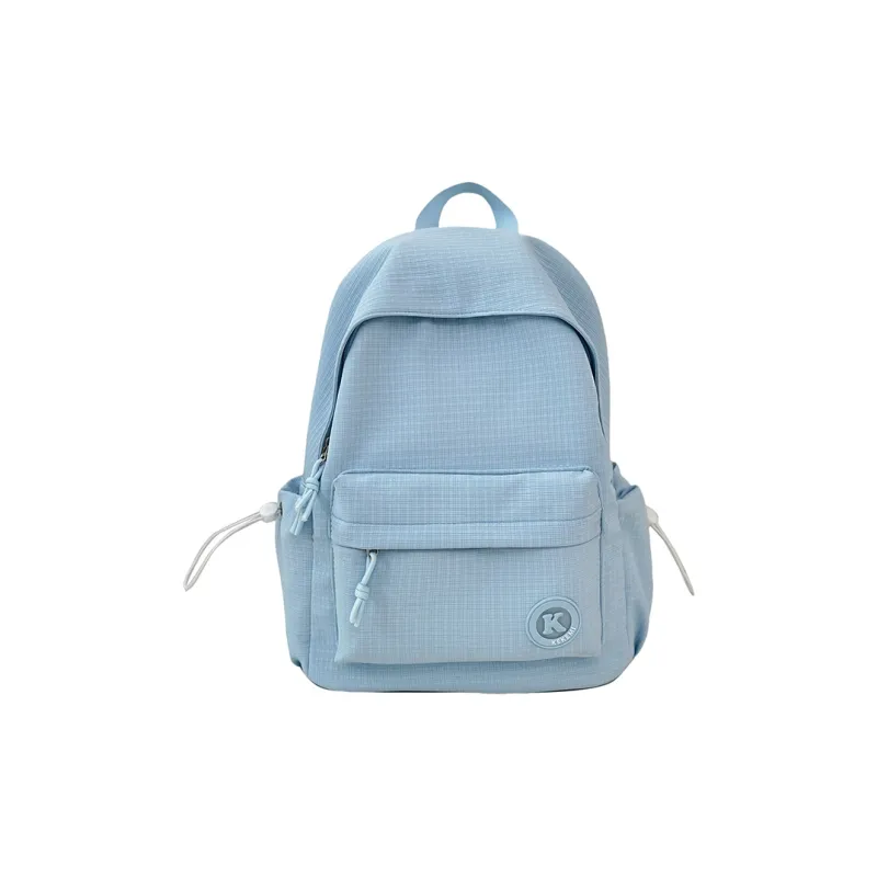 Yalu Polyester Backpack Unisex Pink/White/Yellow/Blue/Green/Black-16