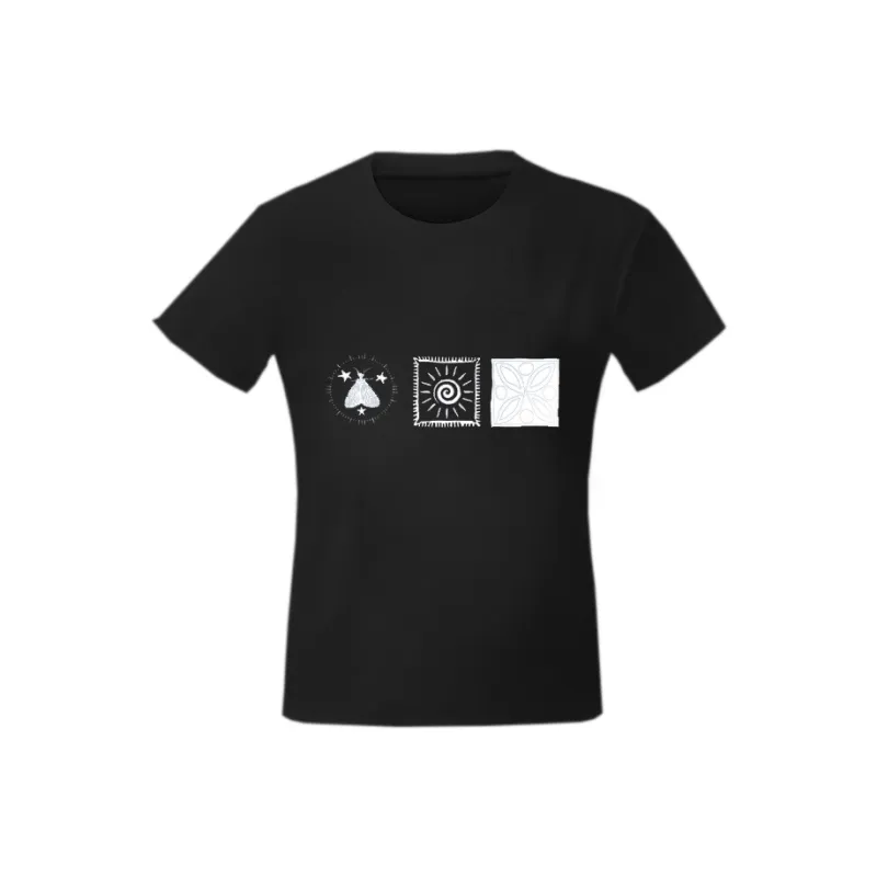 CHUANCHUANYEJIA Set in Sleeve T Shirt Women's-5