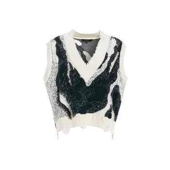 BESIONIA FW23 Sweater Women's Black White