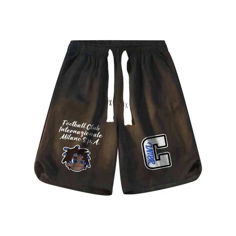 F.C. Internazionale Milano Casual Shorts Summer Unisex-3