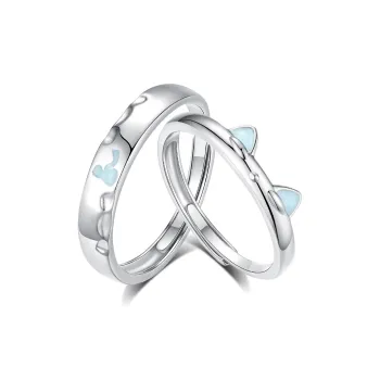 Treasure Flaws S999 Fine Silver Rings Unisex Silver
