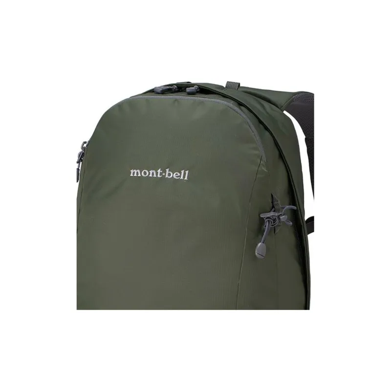 MONTBELL Polyurethane Outdoor Mountaineering Bag Backpack Unisex Dark Green-2