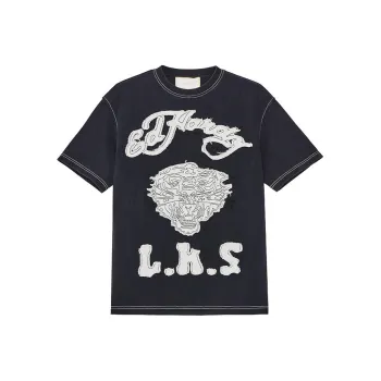 Ed Hardy SS24 Drop Shoulder Sleeve T-Shirt Women's Black
