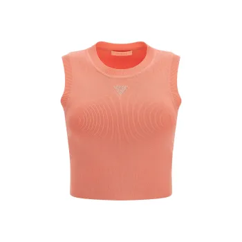 GUESS Tank Tops Women's Pink