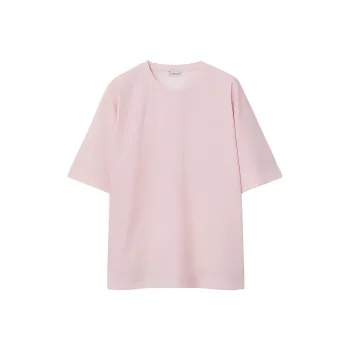 Burberry FW23 Drop Shoulder Sleeve T Shirt Women's Light Pink