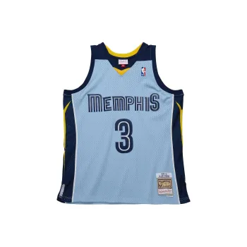 Mitchell & Ness Basketball Jerseys SW Fan Edition Iverson 09 10 Memphis Grizzlies Iverson 3 Size Men's Blue
