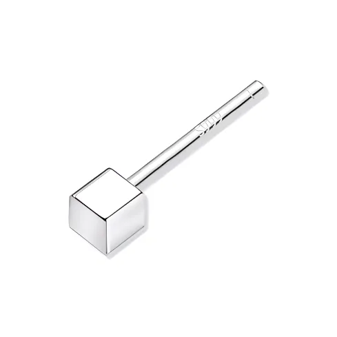 GUDUD 999 Fine Silver Stud Earrings Unisex-6
