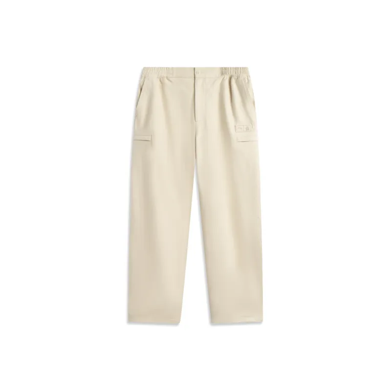 LiNing x GUGONG LIANMINGKUAN Rijin Doujin Collection Athletic Trousers Unisex Dune Khaki-0