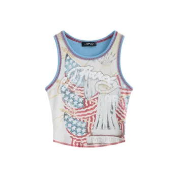 Ed Hardy SS25 Tank Top Women's Midnight Blue