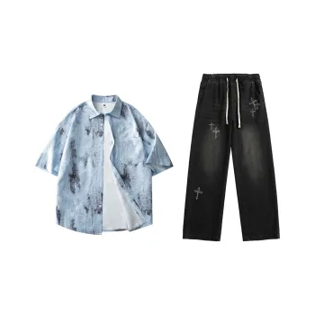 JCUI Shirt Matching Sets Unisex