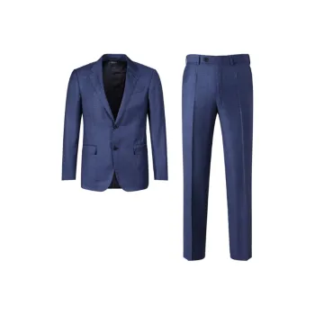 Zegna SS24 Business Suit Men's Blue