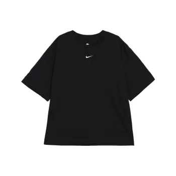 Nike Sportswear Essential Women'ss Oversized Crewneck T Shirt Black