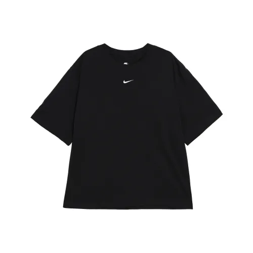 Nike Sportswear Essential Women'ss Oversized Crewneck T Shirt Black