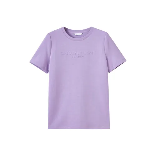 SHUIYUNJIAN T Shirt Women's Pink Purple