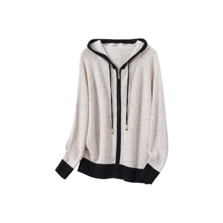 Vidolas Sweater Women's Ecru With Colorful Dots-0
