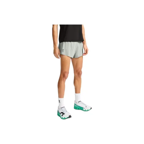 On Race shorts van Sports shorts van Men's Eggstone Gray | Black