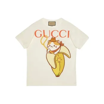 GUCCI X Bananya Women's Printed T shirt White