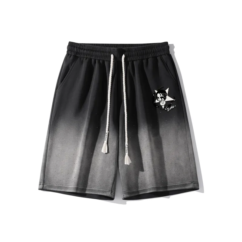 *EVAE+MOB Casual Shorts Unisex Dong Ding Black-0