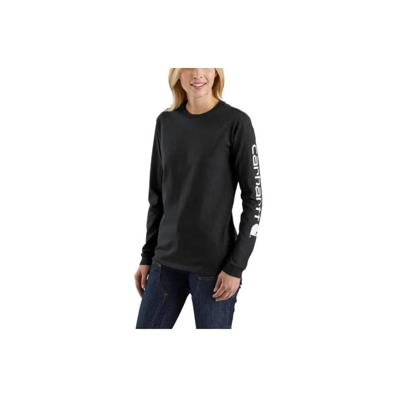 Carhartt LOOSE FIT HEAVYWEIGHT LONG SLEEVE LOGO SLEEVE GRAPHIC T Shirt Women's-6
