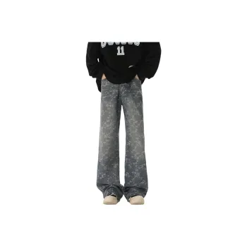 Lulifama Jeans Unisex Blue