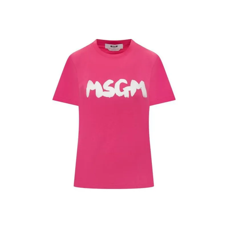 MSGM T Shirts Women's Pink-0