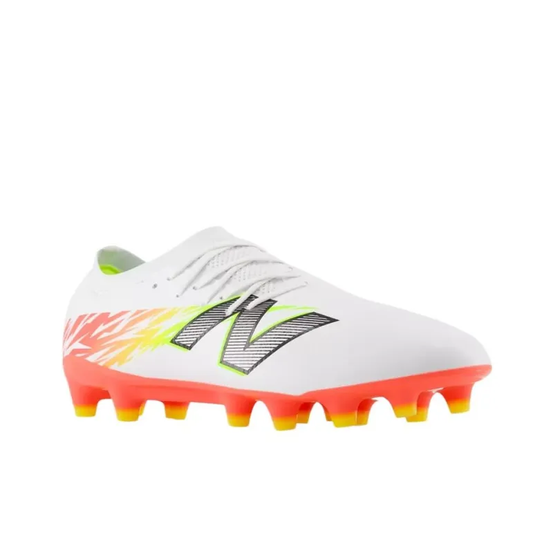 New Balance HG Rubber Short Studs Soccer Shoes Unisex White-3