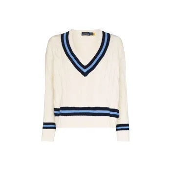 Polo Ralph Lauren Cable Knitted Cricket Jumper