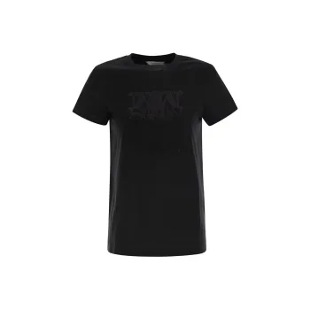 MaxMara Logo Embroidered Crewneck T Shirt