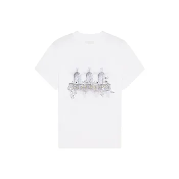 GIVENCHY FW22 Drop Shoulder Sleeve T Shirt Women's White