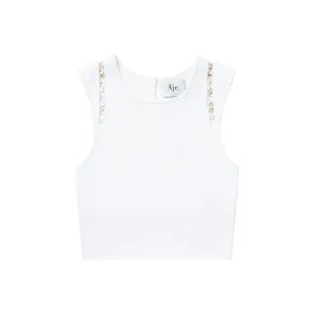 Aje Tank Tops Women's Ivory