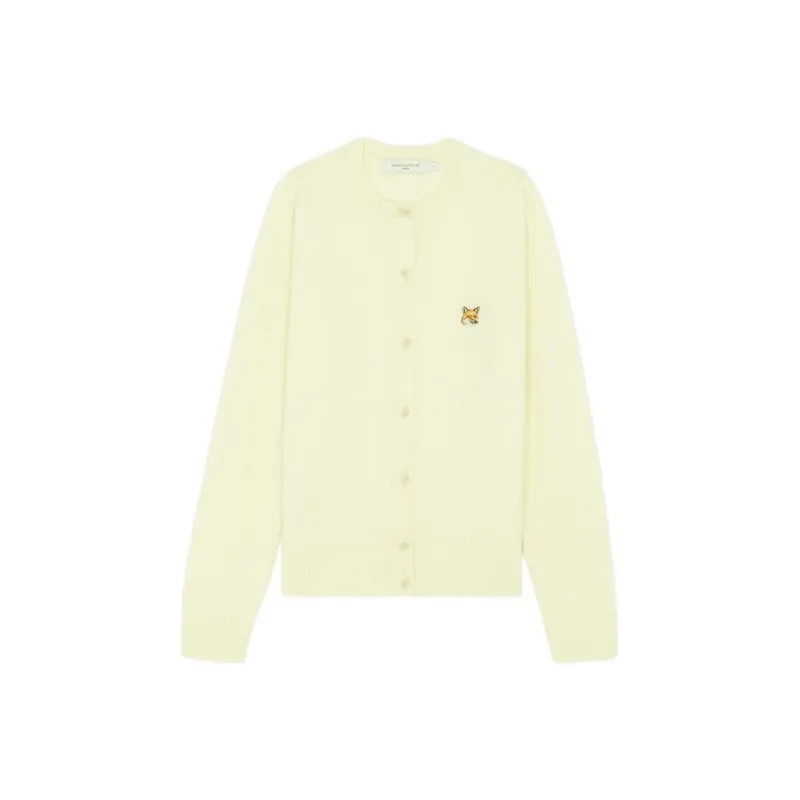 Maison Kitsune Sweaters Women's Yellow-0