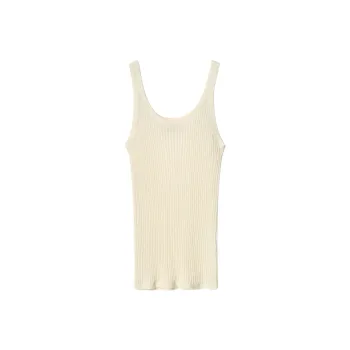 COS Tank Top Women's Cream Yellow