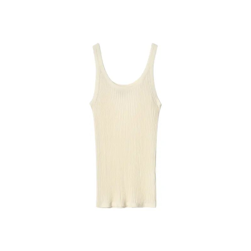 COS Tank Top Women's Cream Yellow-0
