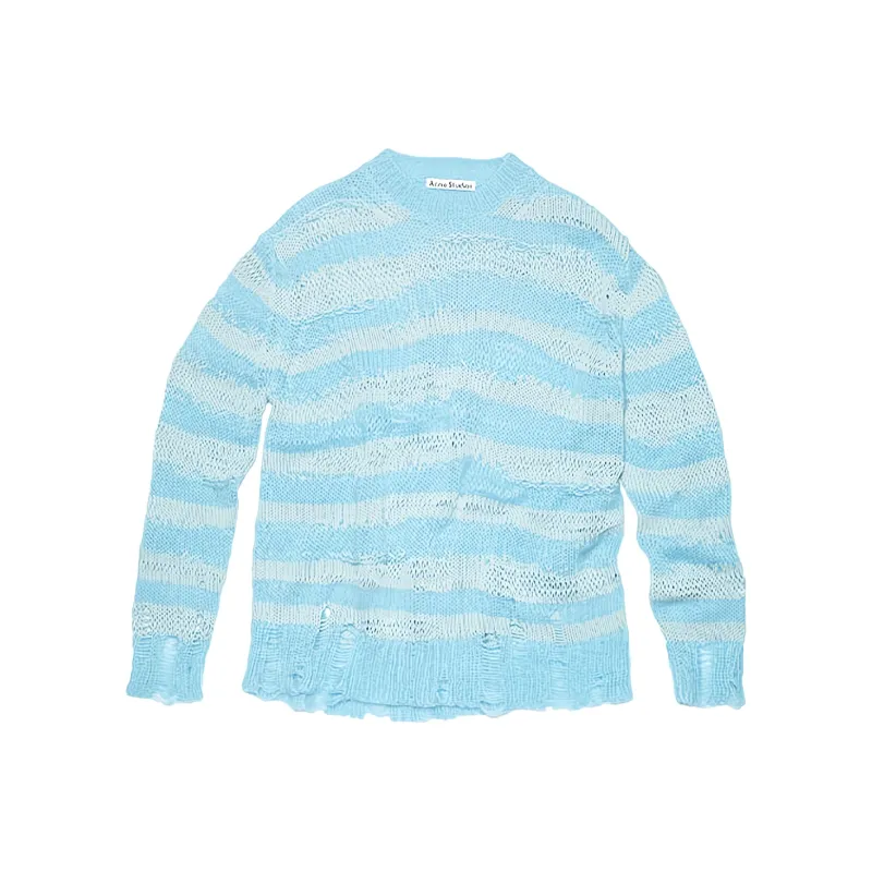 Acne Studios Distressed Striped Jumper-0