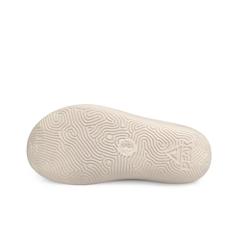 PEAK Very Small Fat Drag Sports Slippers Men's Ivory Yellow-5