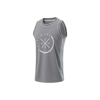 LiNing Basketball Jerseys Men's Shadow Gray
