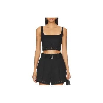 A.L.C. Crop Tops Women's Black
