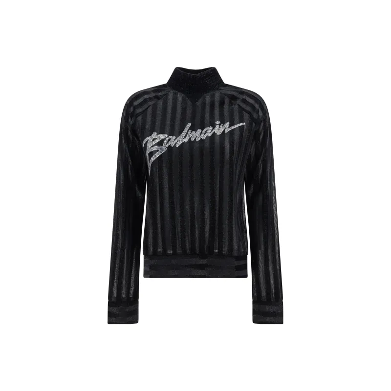 BALMAIN Logo-embellished Sweatshirt-0