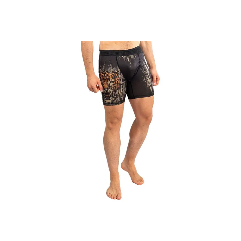 VENUM Tiger Sports Shorts Men's Black/Fluorescent Orange-0