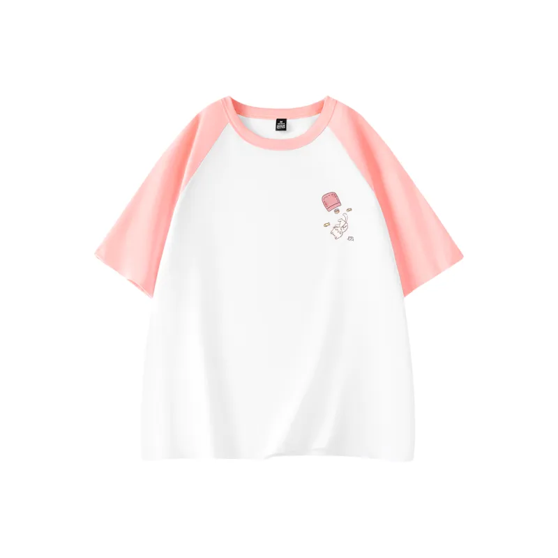 Cotton Raglan Sleeve T Shirt Women's-6