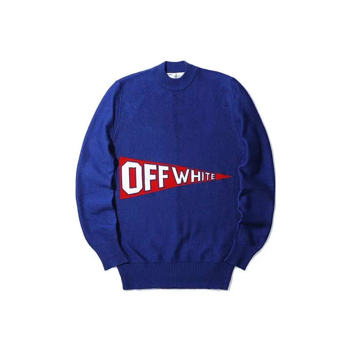 OFF WHITE Varsity Style Logo Jumper-0