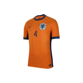 Nike Virgil Van Dijk Netherlands National Team 2024 Match Home Soccer Jerseys Men's Orange
