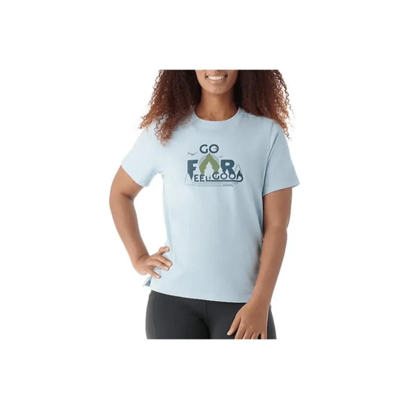 SMARTWOOL T Shirt Women's Light Blue-0